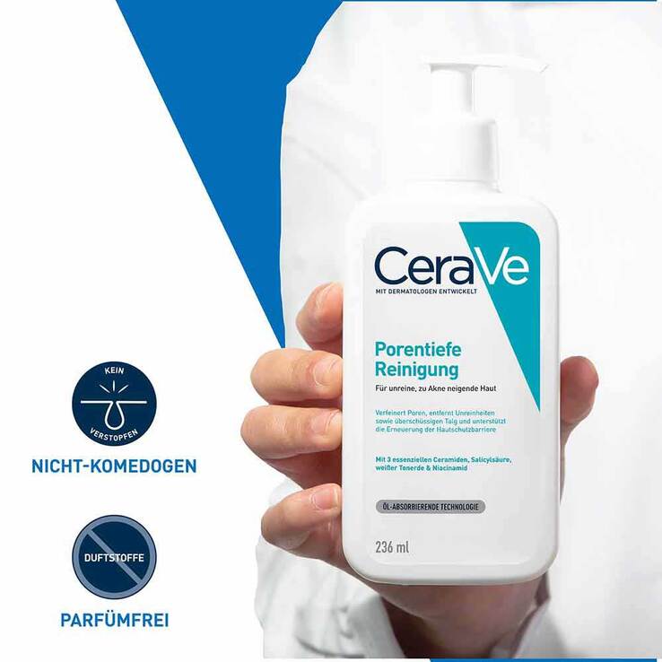 CeraVe porentiefe Reinigung Gel, 236 ml