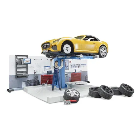BRUDER® 62110 bworld PKW-Werkstatt