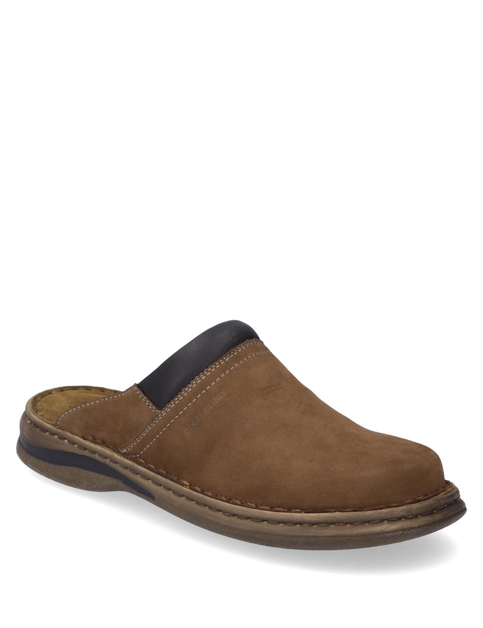 Clog Max, cognac-kombi