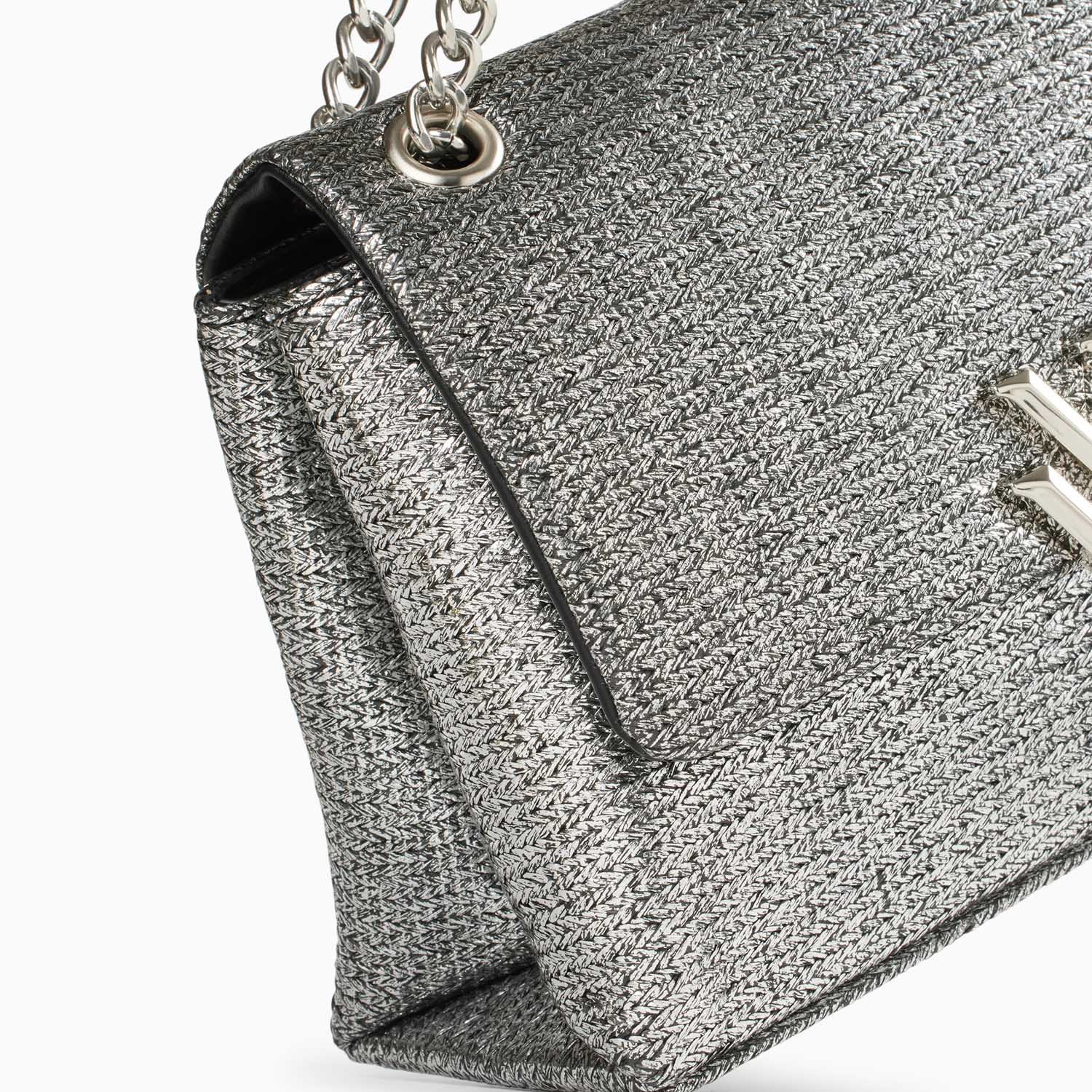 Sacs-Sac à main Naomi argent à chaîne