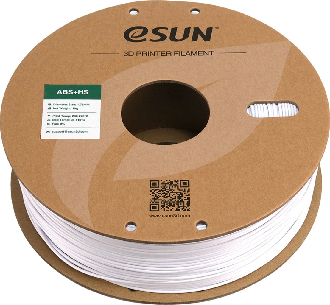 eSUN  ABS+HS Cold White, 1,75 mm / 1000 g    ABS-Material für den High Speed-Druck