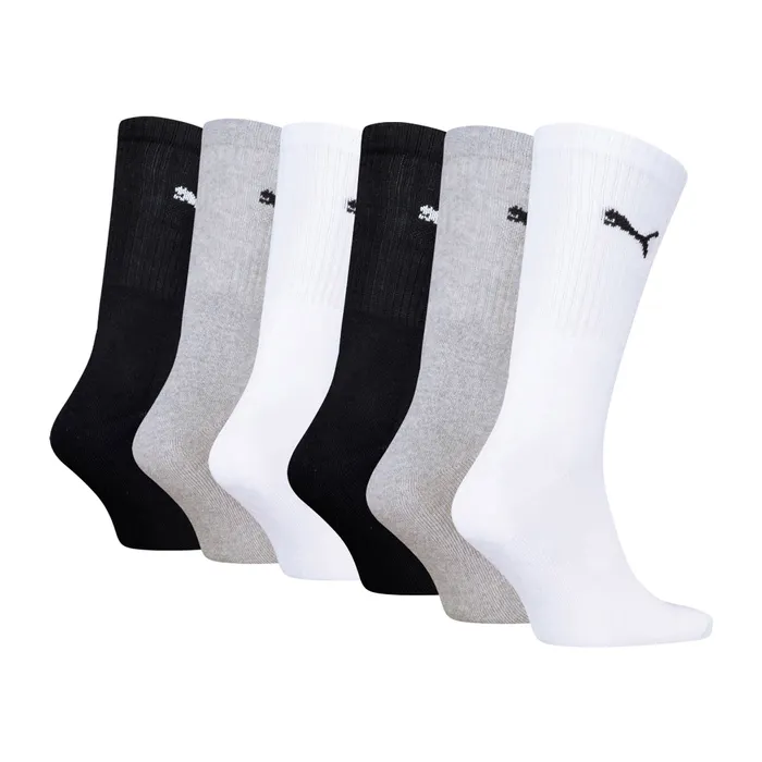 Puma Sport Crew Sokken Senior (6-Pack)