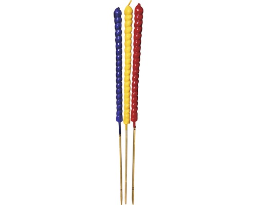 Fackel favorit paraffine 3 stuks diverse kleuren voor muggenwerend middel