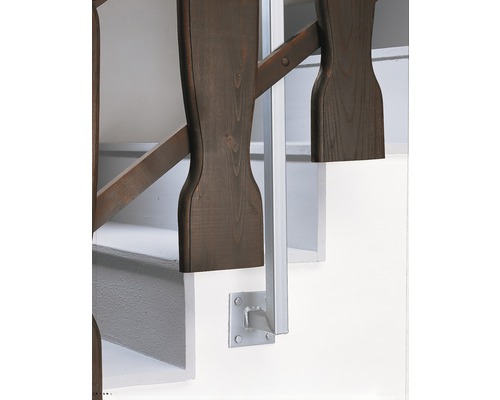 Universele schroefpaal, verzinkt, lengte 1150 mm, met 120 mm tussenruimte.
