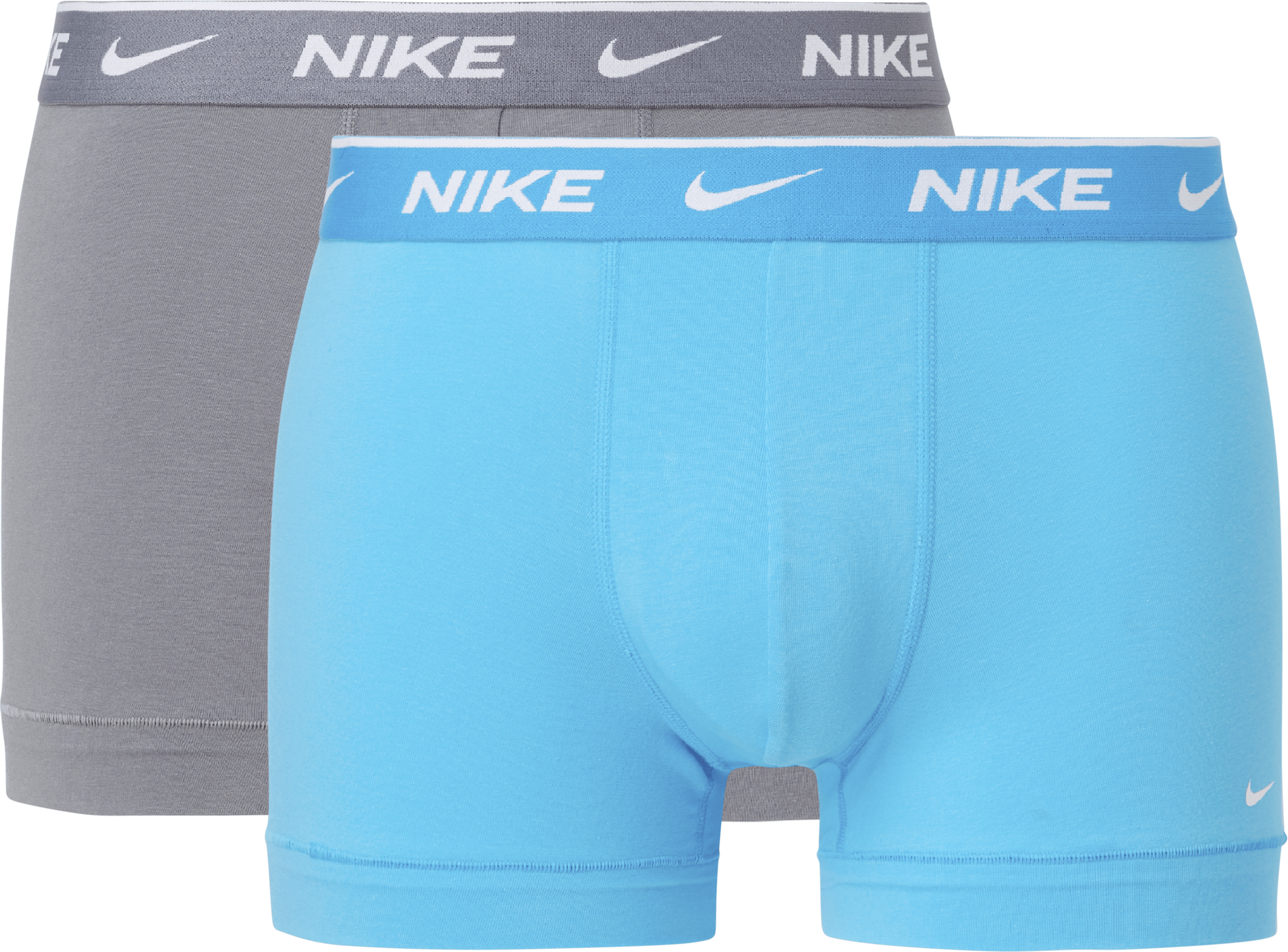 Nike Cotton Trunk Boxershort 2er Pack blau FAMJ