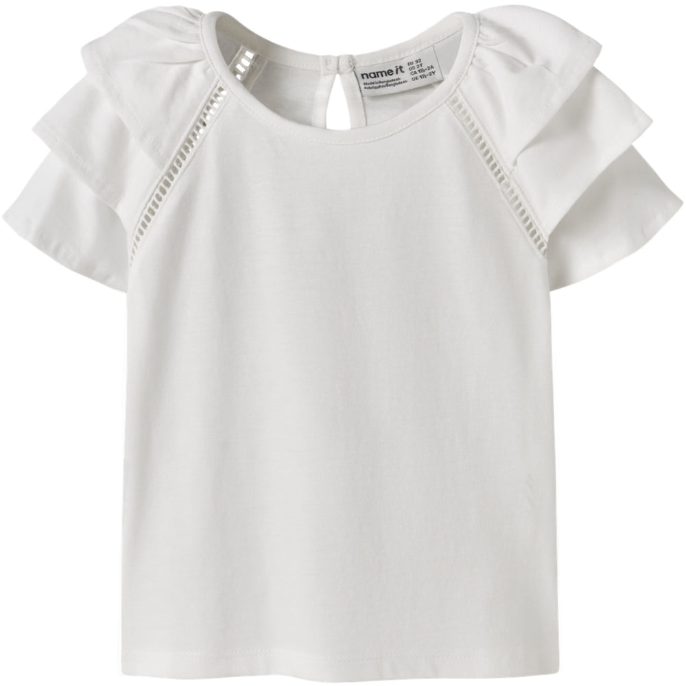 Køb Name It Bright White Nmfhuda Ss Top
