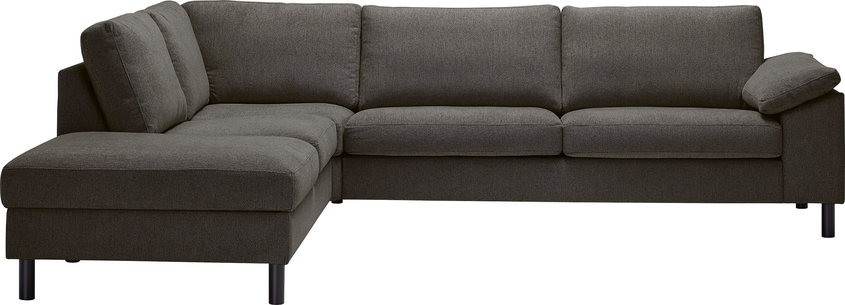 DIENER Ecksofa - Anthrazit / B: 277.0 cm x T: 225.0 cm x H: 81.0 cm