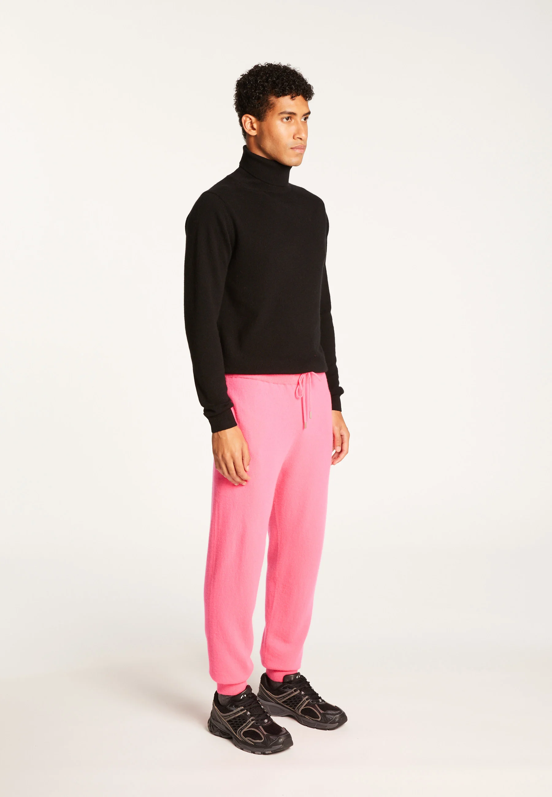 EMERYAH24 - Pantalon en cachemire | Rose