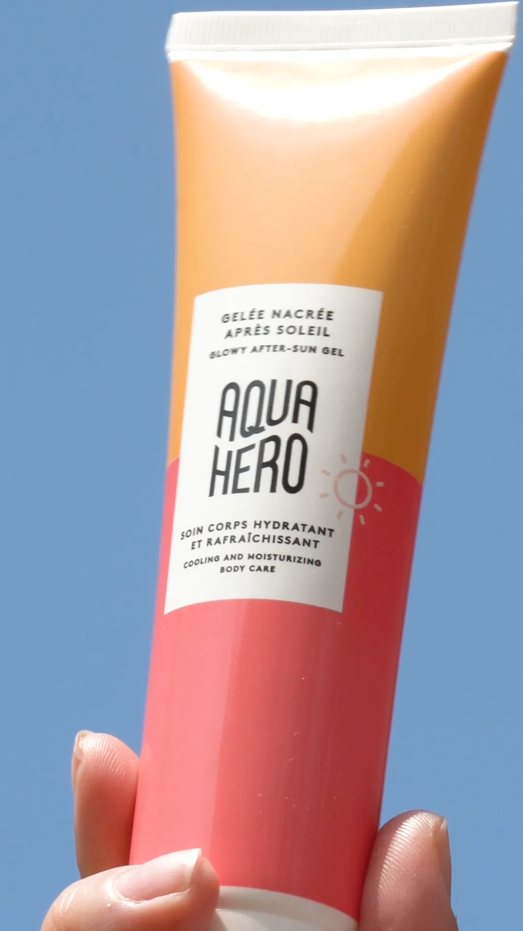 Aquahero Gelée nacrée corps après-soleil-100 ml