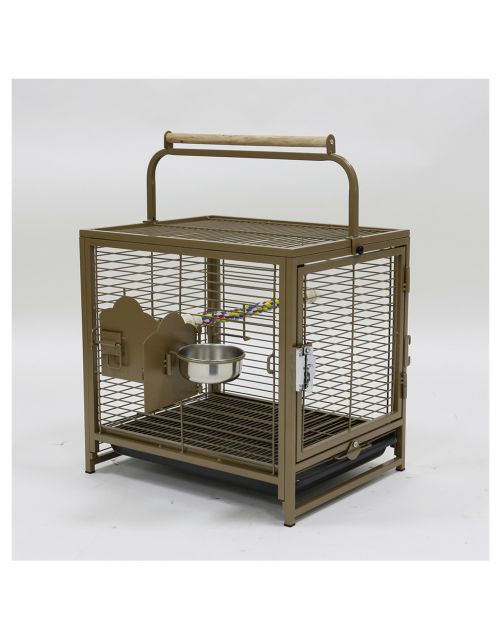 Keddoc Transportkooi Transporter - Vogelverblijven - 47.6x37.5x45.7 cm Goud