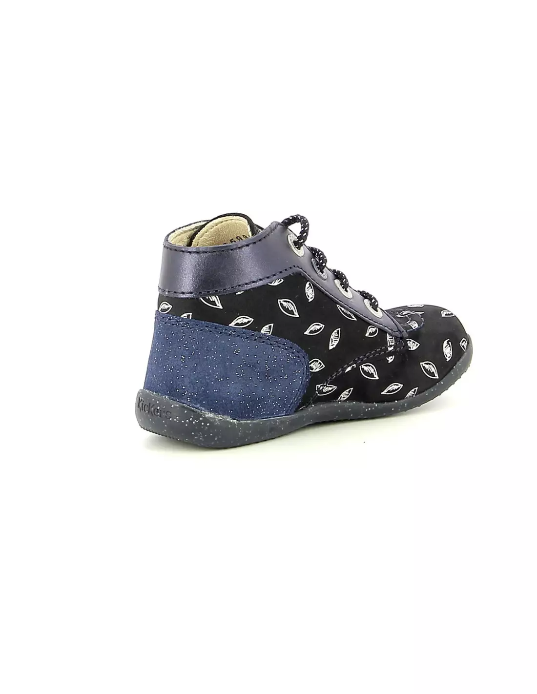 KICKERS BONBON - Bottes Marineimprimee