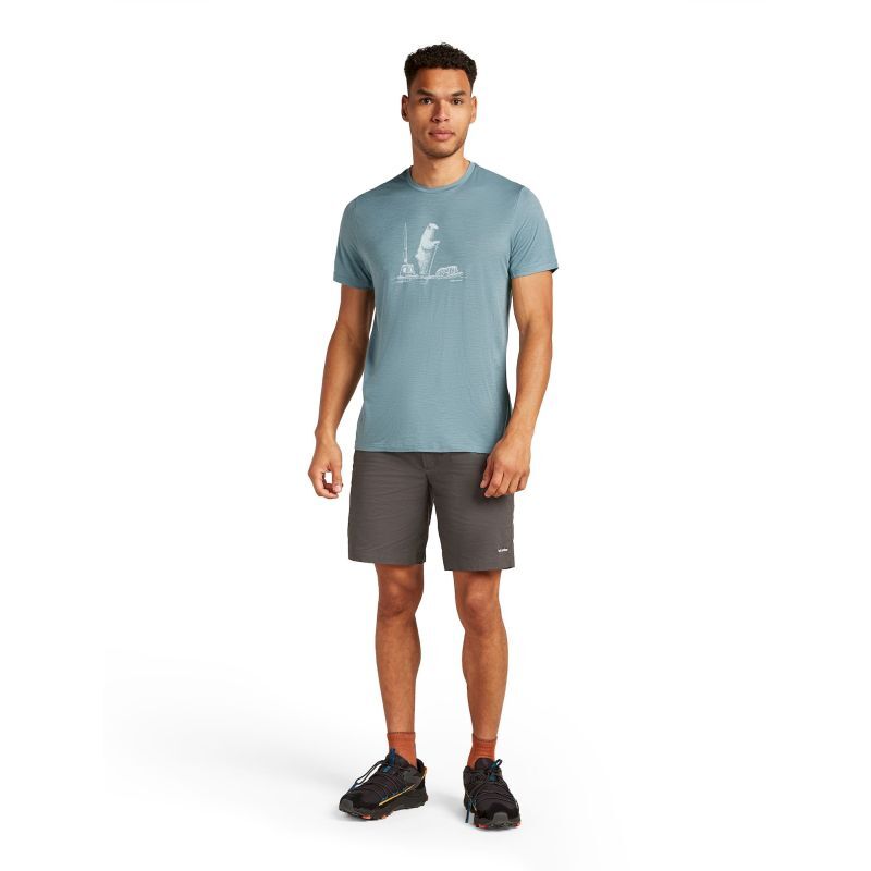 Merino 150 Tech Lite SS Tee Polar Paddle - T-shirt en laine mérinos homme