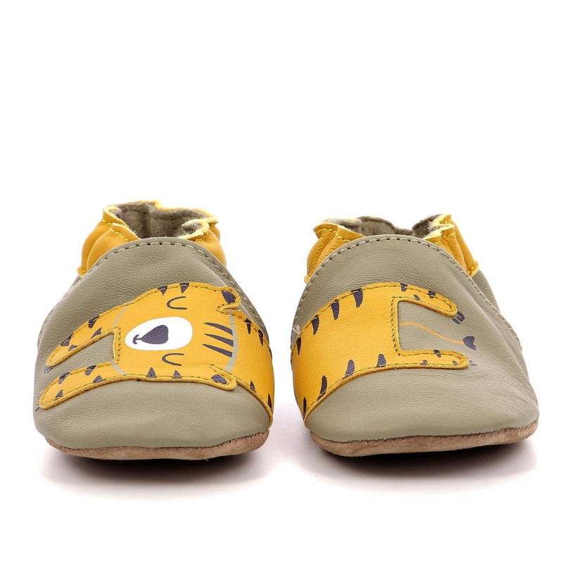Robeez Robeez Chaussons Tiger Nap Kaki