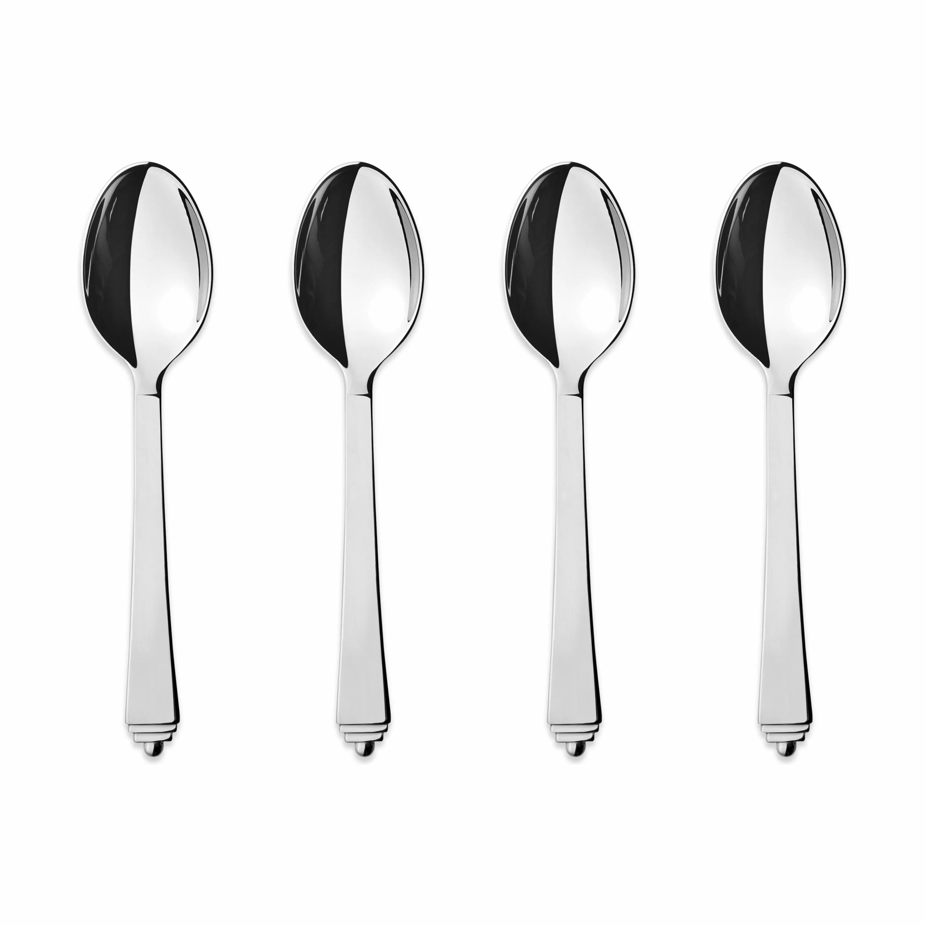 Georg Jensen Pyramide Teske - 4 stk.