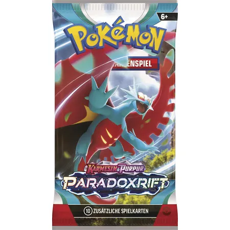Pokemon Karmesin & Purpur - Paradoxrift Booster, 1 Stück, 4-fach sortiert