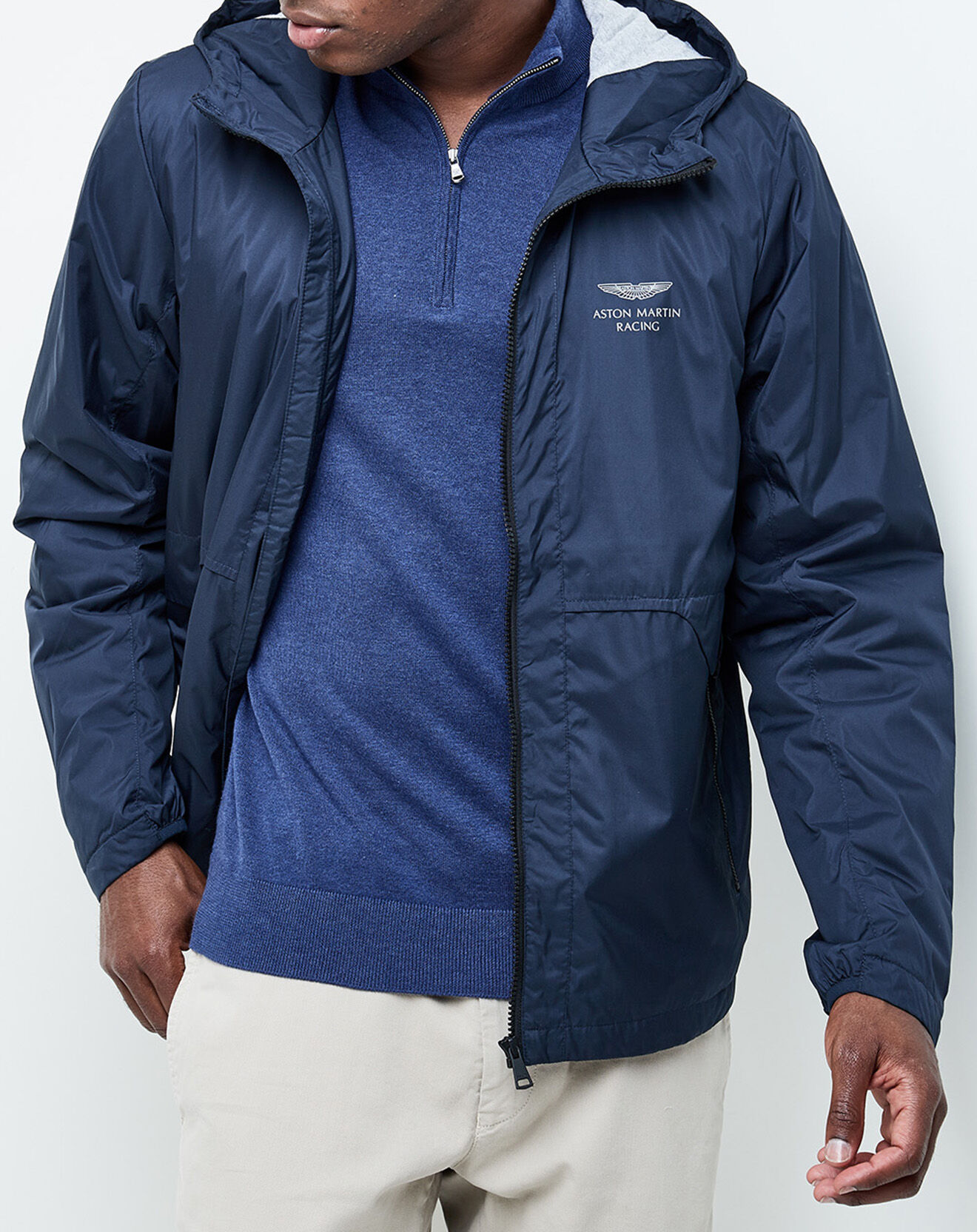 Hackett London Blouson Aston Martin Racing bleu marine