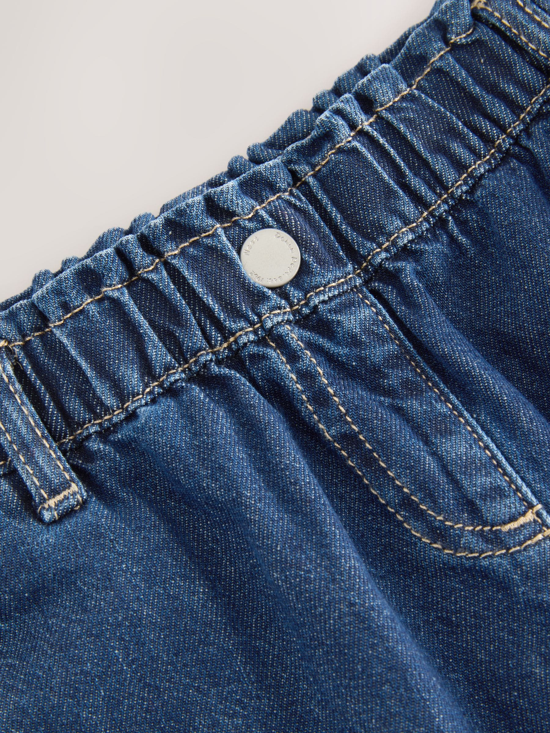 Donker gewassen denim - Jeans met wijde pijpen (3 mnd-7 jr)
