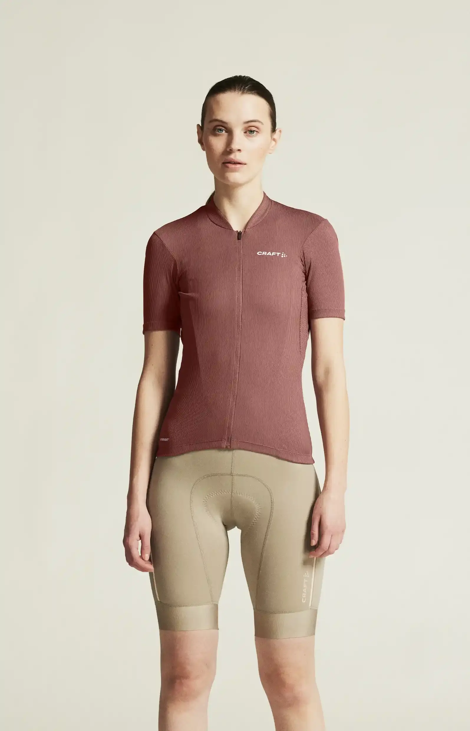 Craft ADV Endurance Fietsshirt Korte Mouwen ROSE BROWN Dames