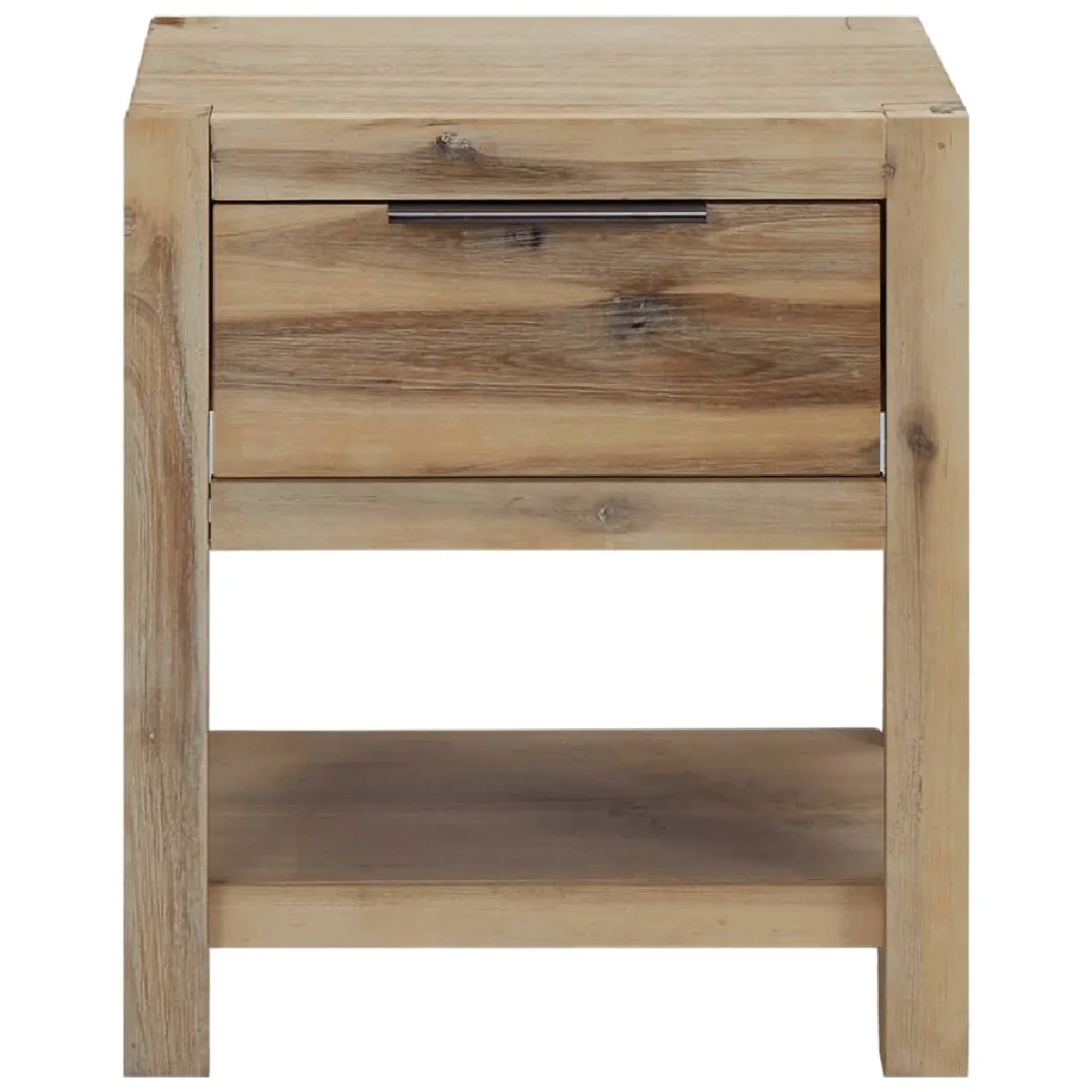 vidaXL - Acacia solide 2 pcs 40x30x48 cm