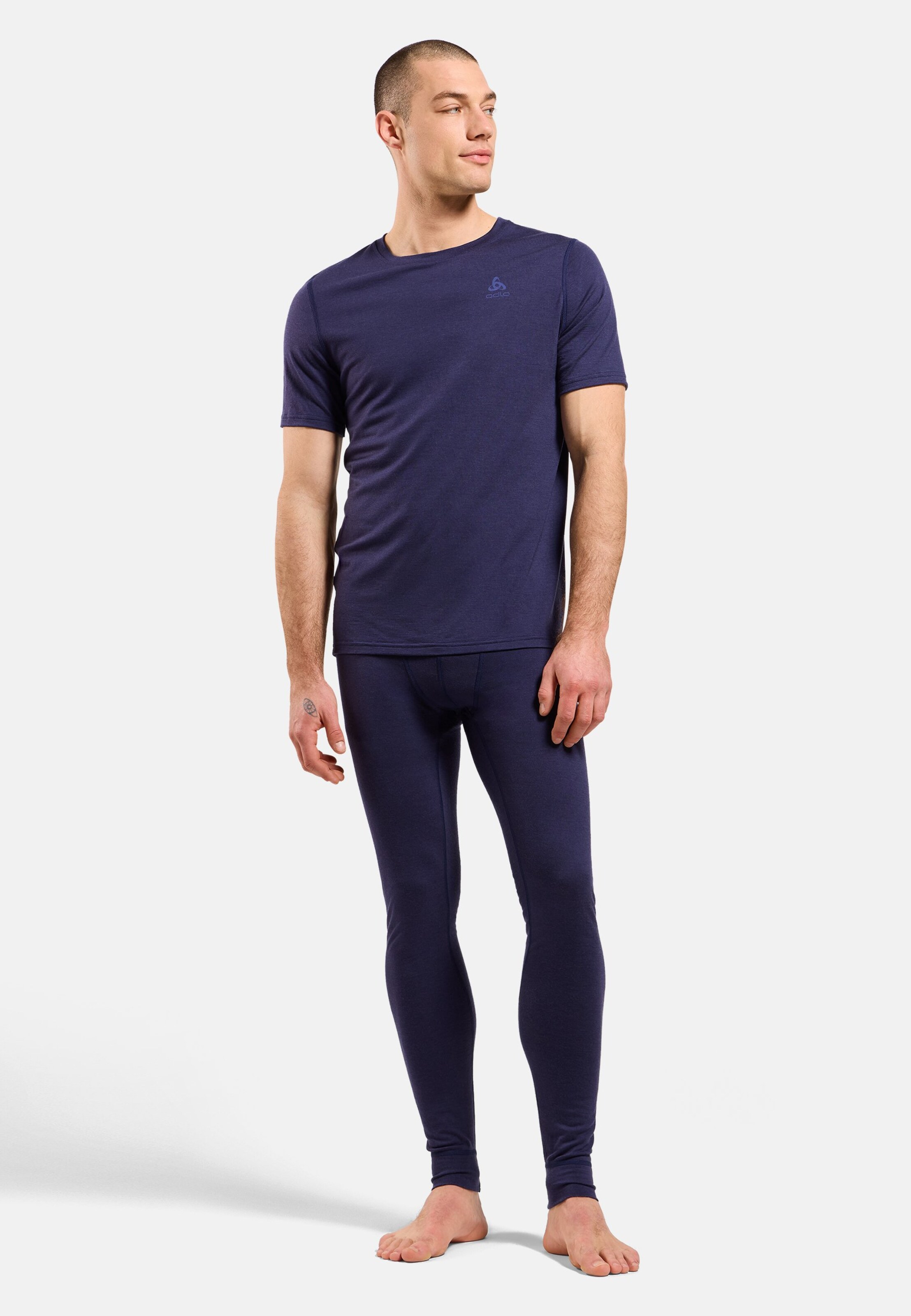 Natural Merino 200 Base Layer Tights in eclipse