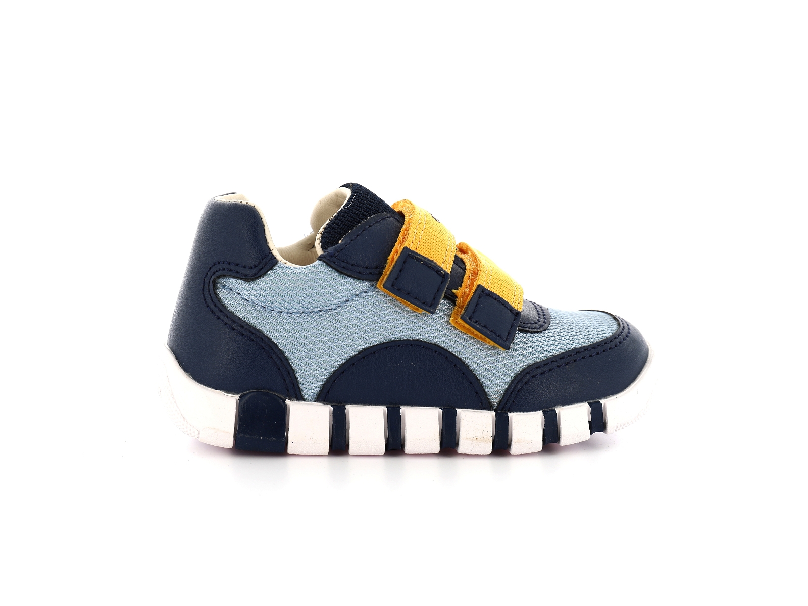 Geox-B IUPIDOO BOY B3555C Matières combinées Bleu-Jaune