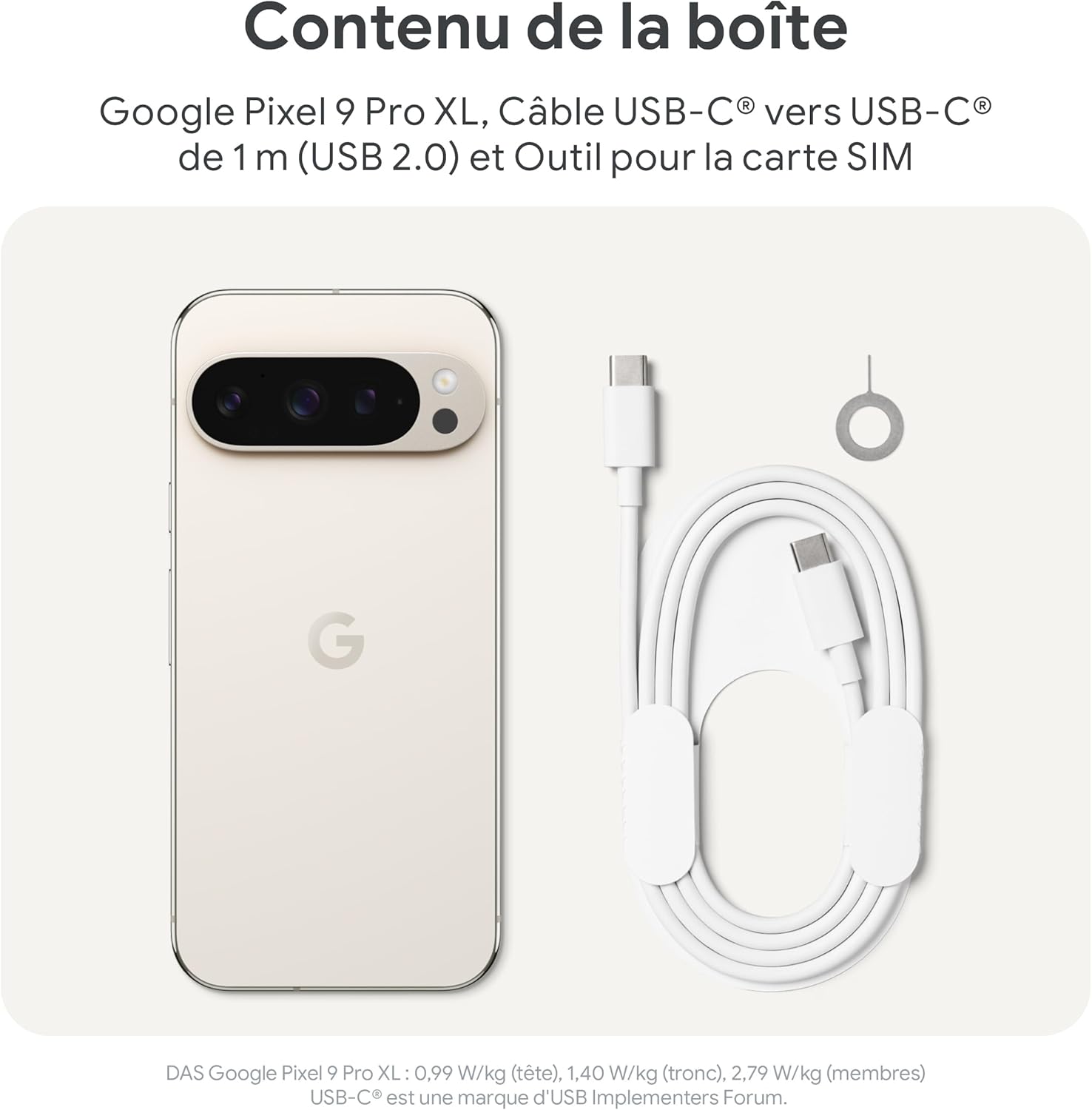 Google Pixel 9 Pro XL - Smartphone Android débloqué avec Gemini, Triple Appareil Photo arrière, 24 Heures d'autonomie et écran Super Actua 6,8 Pouces - Quartz Rose, 256GB