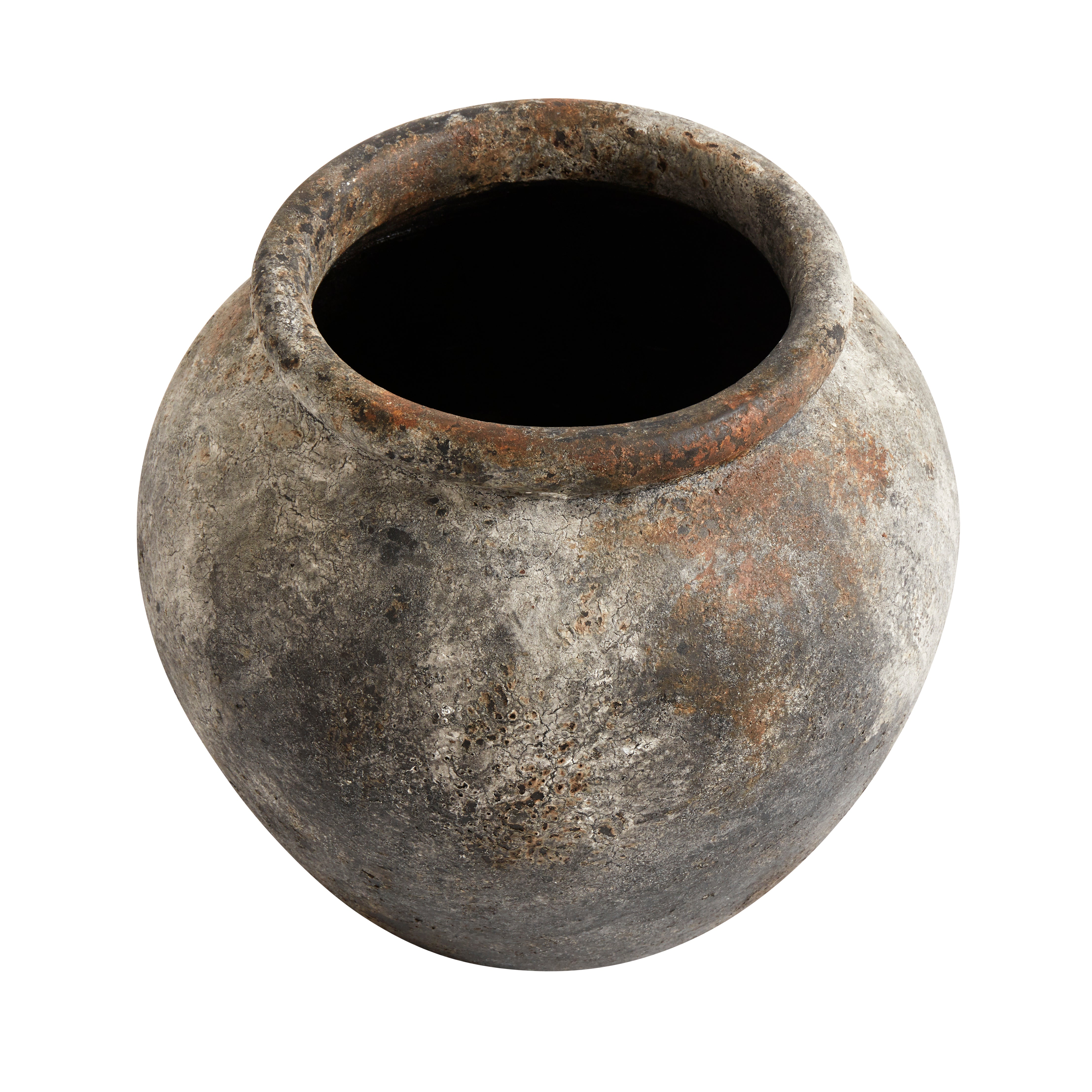 Muubs  Echo krukke, rustgrå - H25 cm.