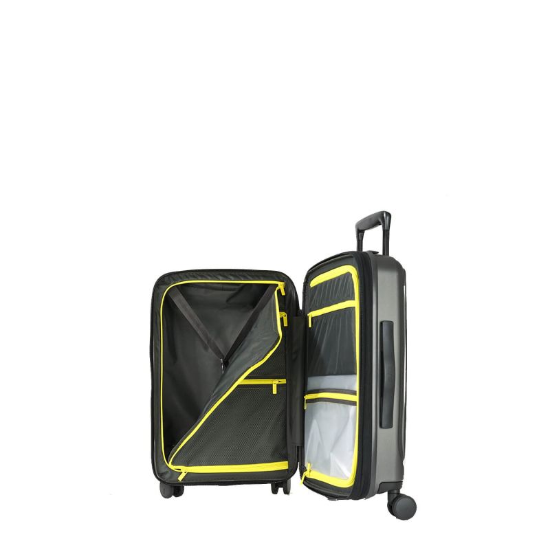 Valise cabine rigide Pure Mate Extensible 55cm Anthracite