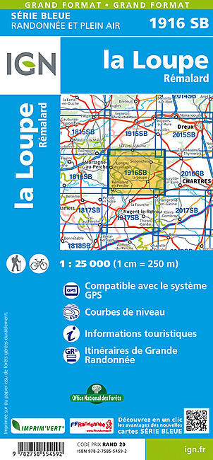 IGN - 1916 SB LA LOUPE REMALARD 1 25 000