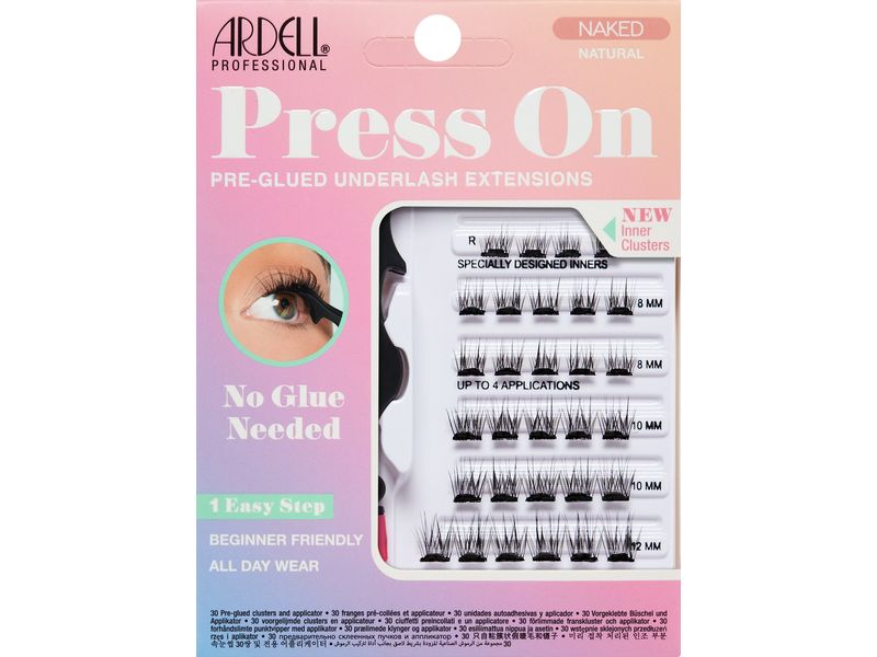 Ardell Künstliche Wimpern Press on Starter Kit Natural Schw Selbstklebende Wimpern für natürliches Volumen