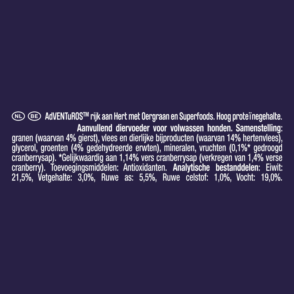Adventuros Hondensnack Herstensmaak90 gr