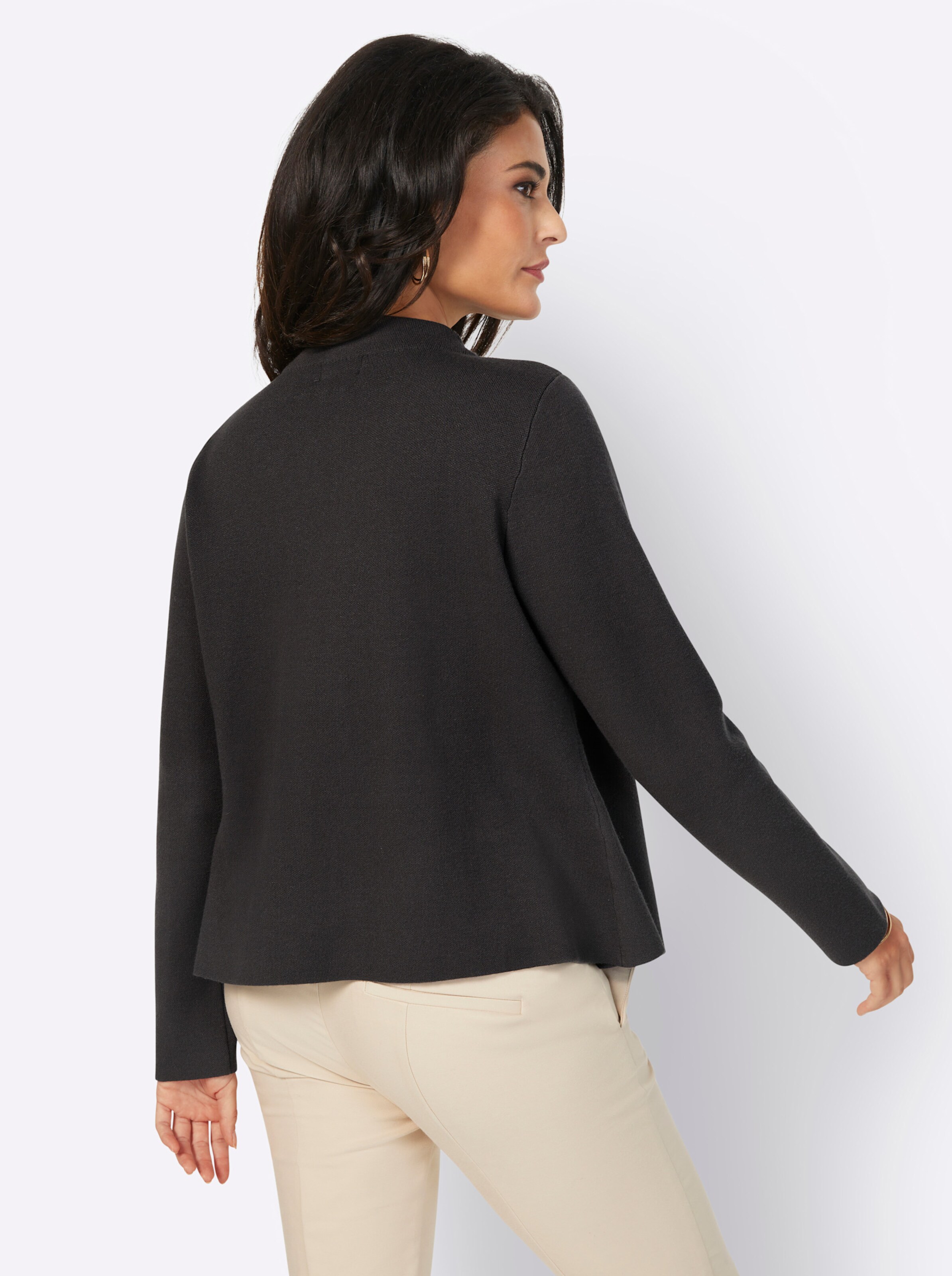 Strickjacke in graphit