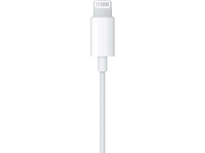 Apple In-Ear-Kopfhörer EarPods Lightning Connector Weiss In-Ear-Kopfhörer mit integrierter Fernbedienung und Mikrofon