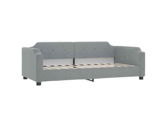 VIDAXL - Lit de jour avec gigogne et tiroirs gris clair 80x200 cm tis...