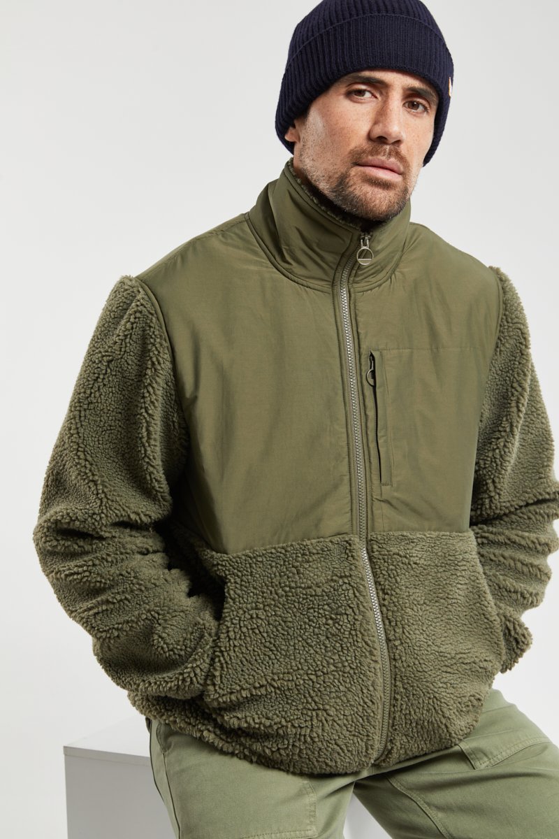 Veste zippée sherpa Héritage