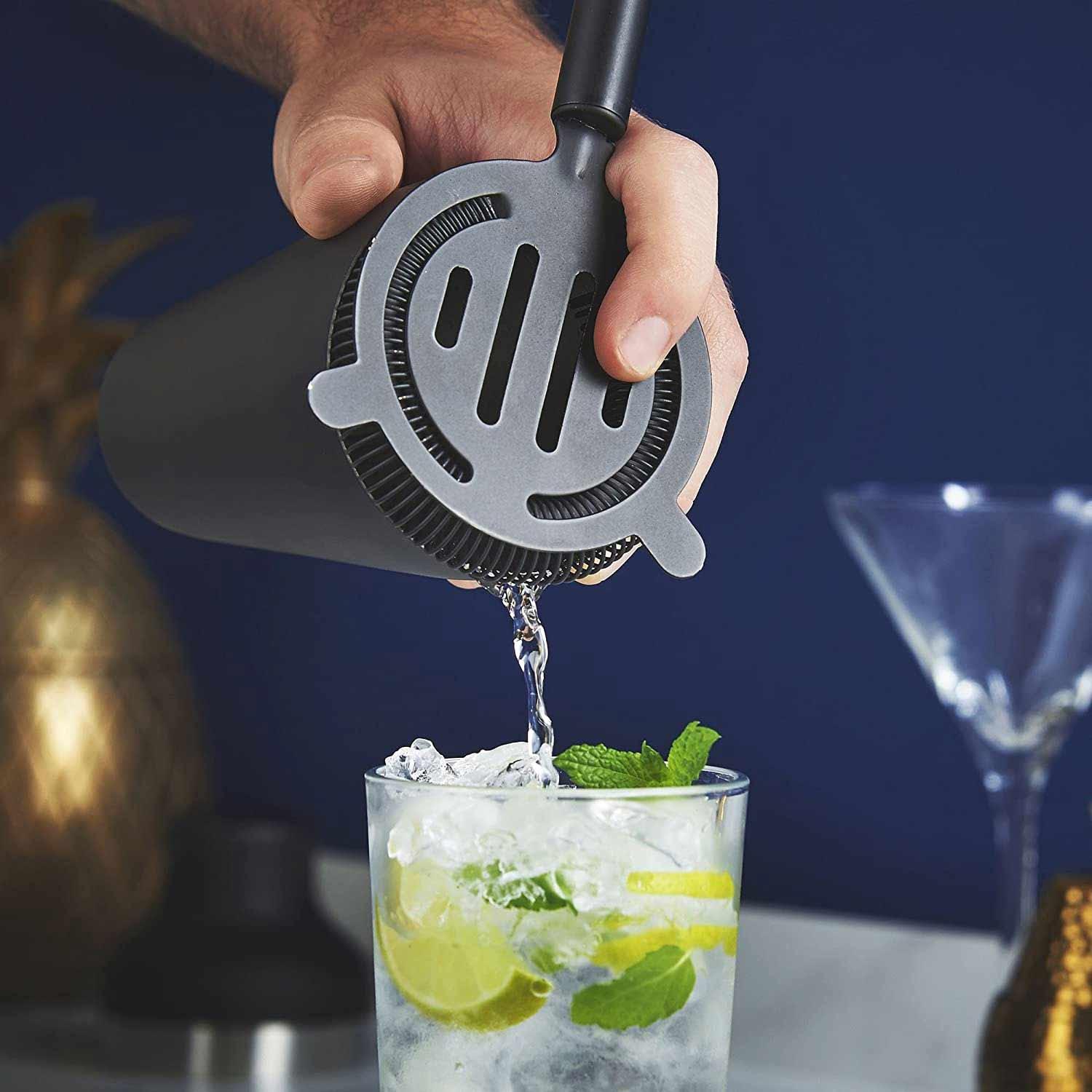 Cocktail-Shaker-Set - Mattschwarz