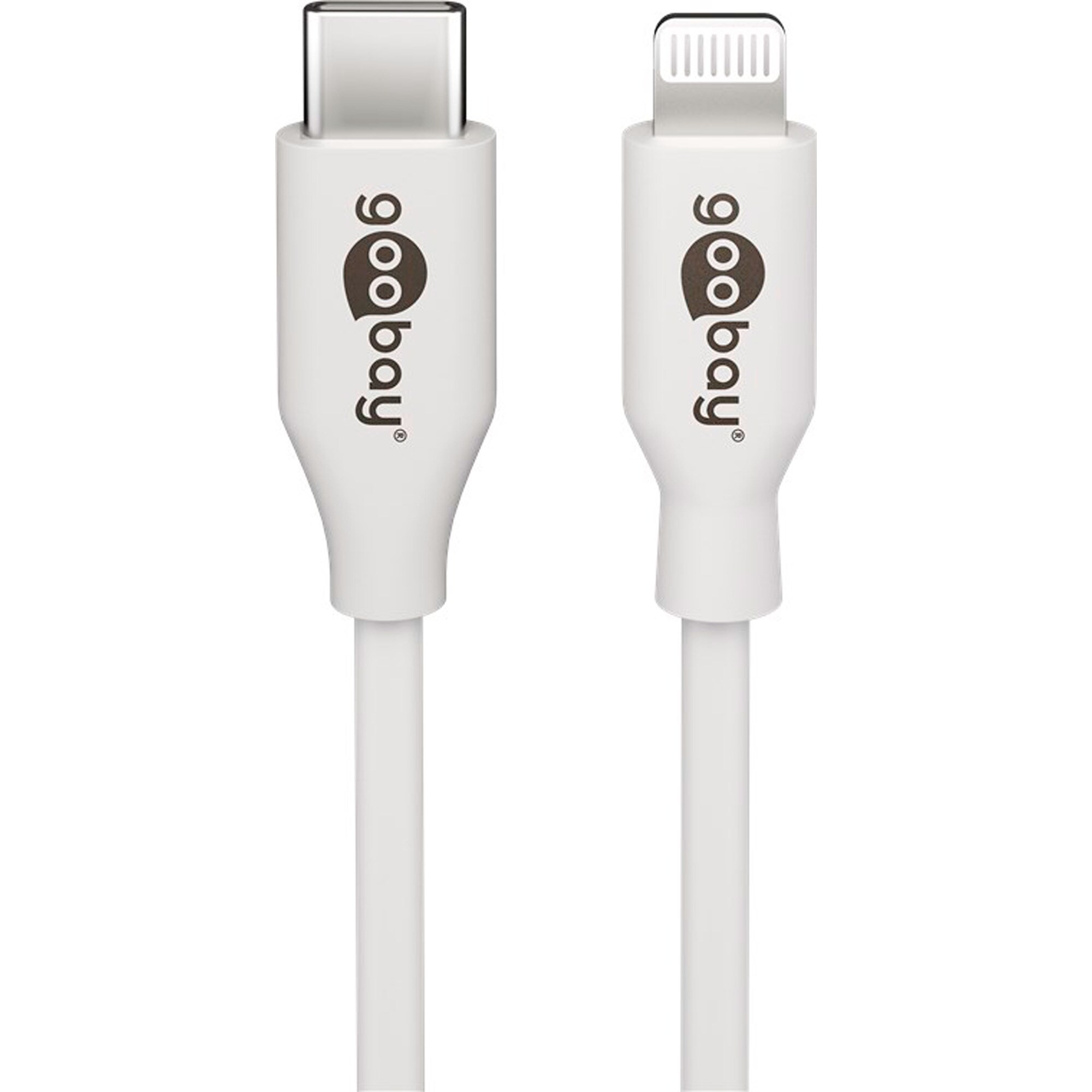 goobay Ladegerät Apple Lightning / USB-C PD-Ladeset nano 20 Watt