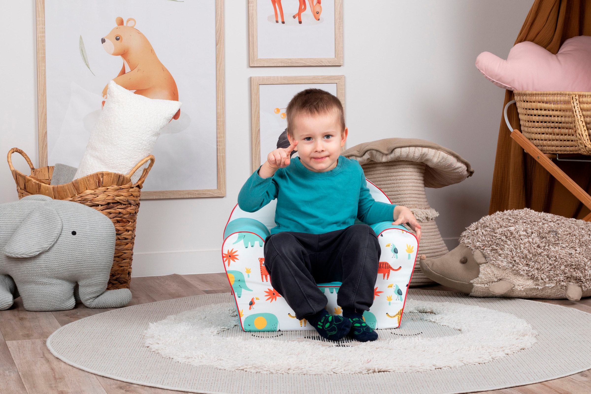 Knorrtoys® Sessel »Wild life« für Kinder; Made in Europe