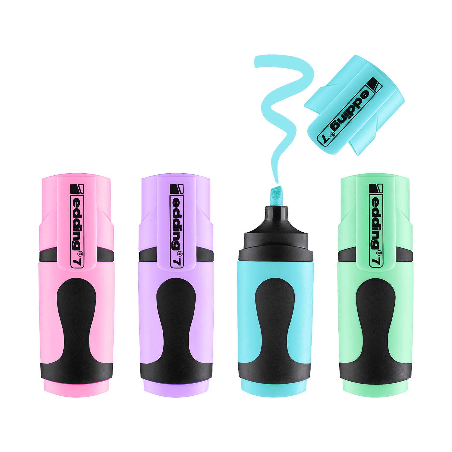 Edding Mini Textmarker 7 Pastel Power 4er