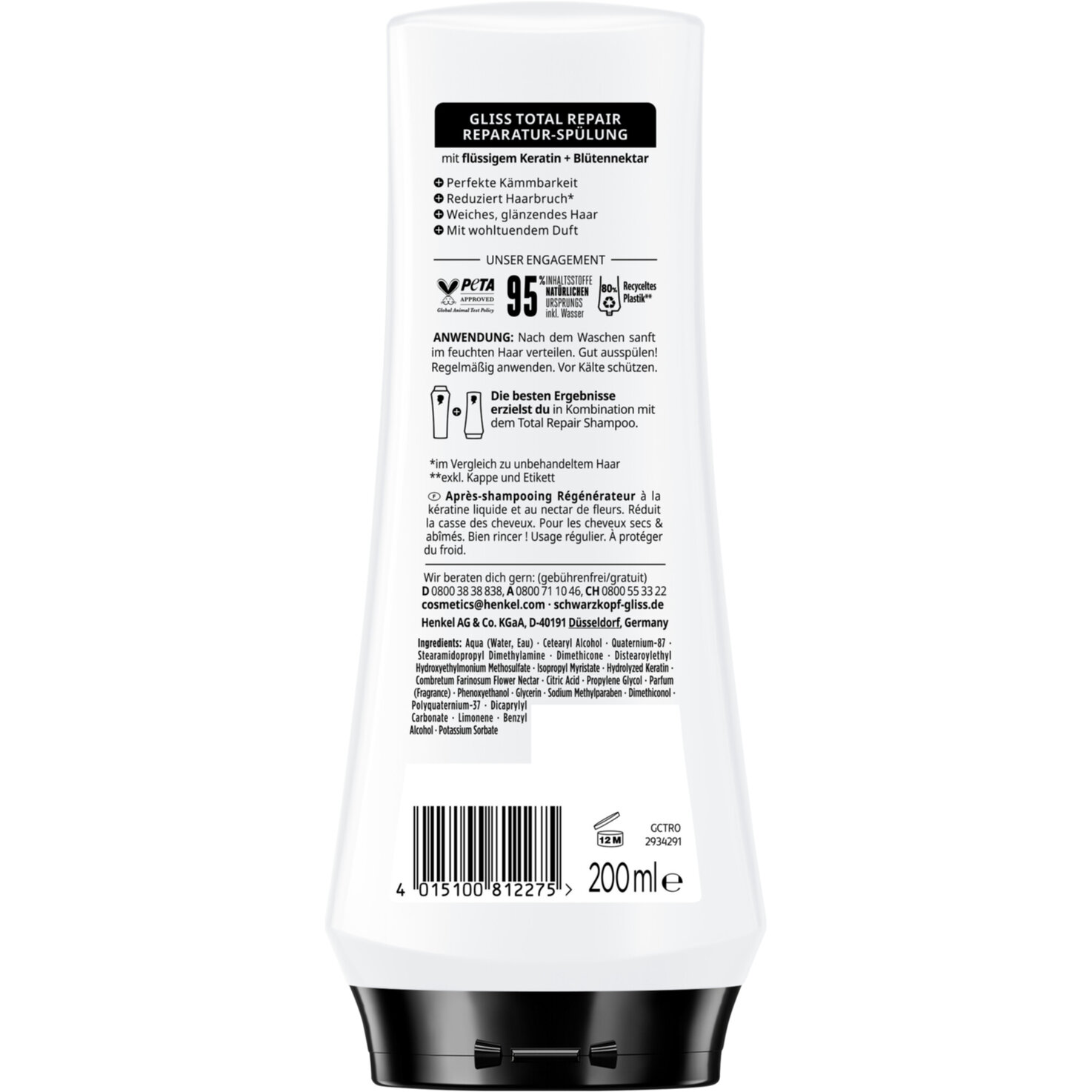 Schwarzkopf Gliss Spülung Total Repair