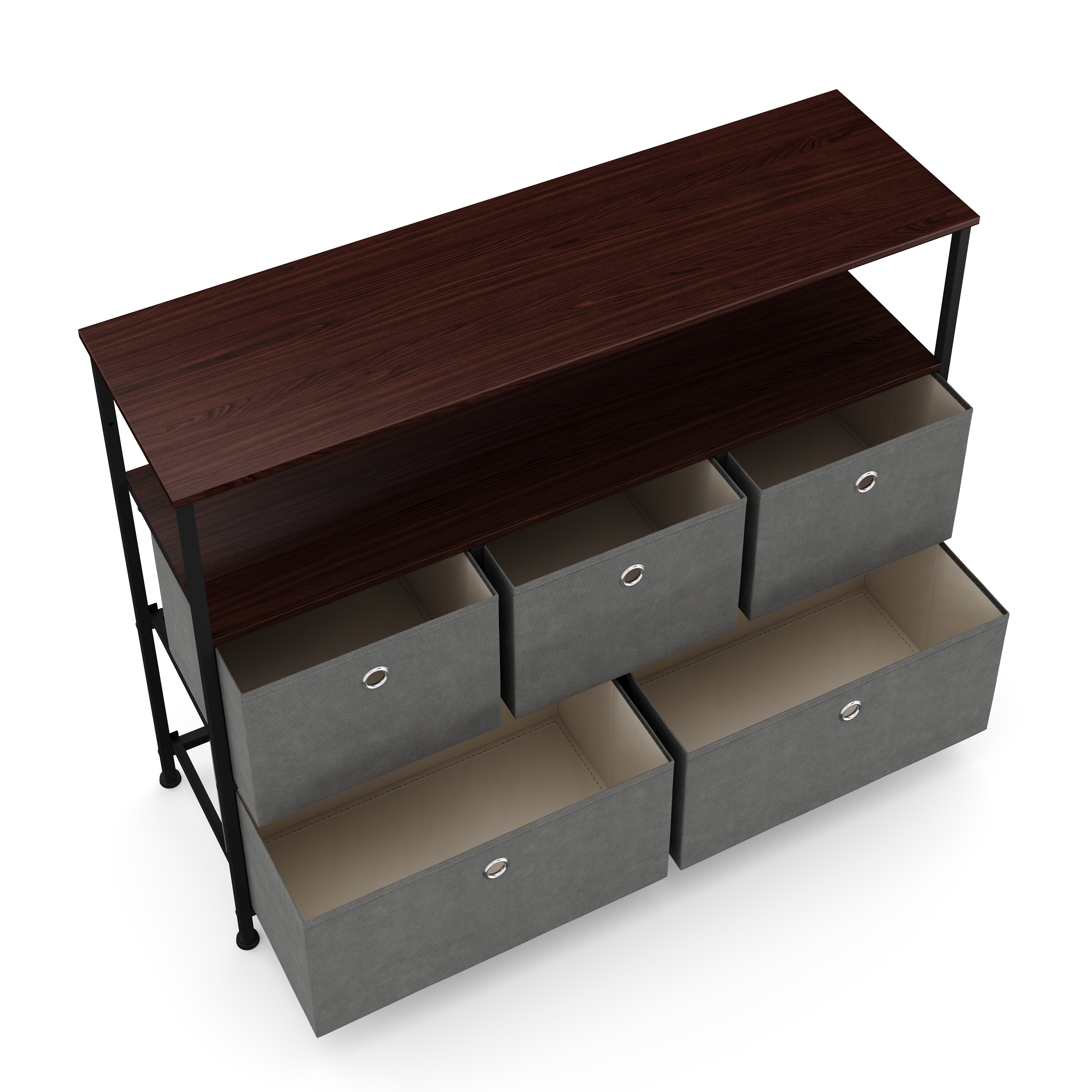 Sideboard MIKA 100 x 78 cm anthrazit