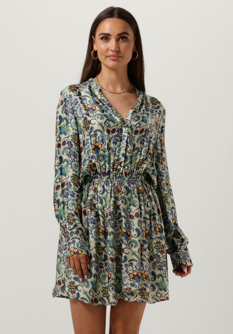 EST\\'SEVEN multi est'seven mini jurk est&rsquo;journee dress bambu