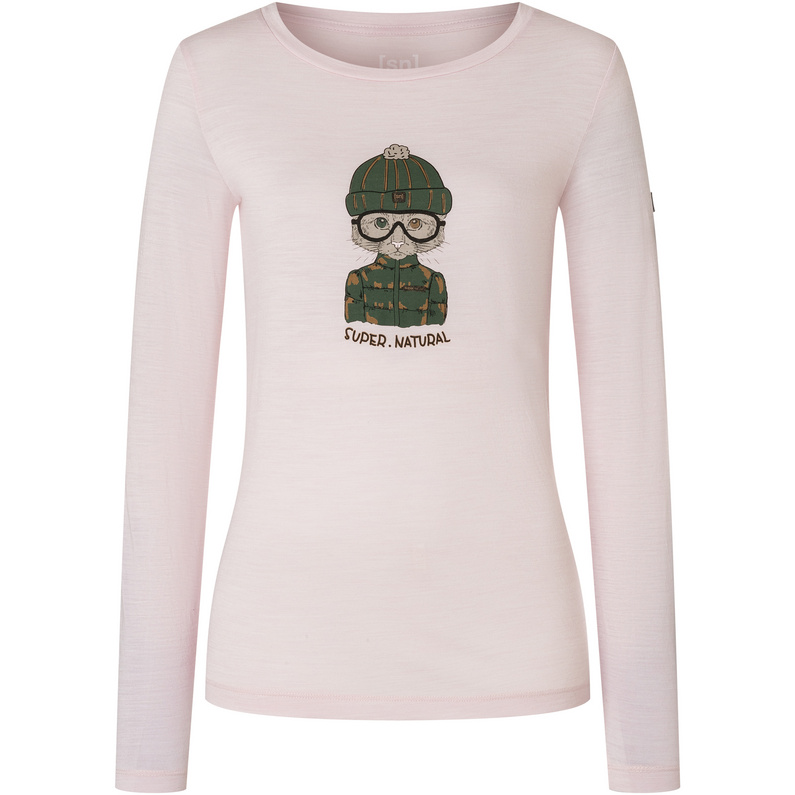 Super.Natural Damen Snow Cat Longsleeve