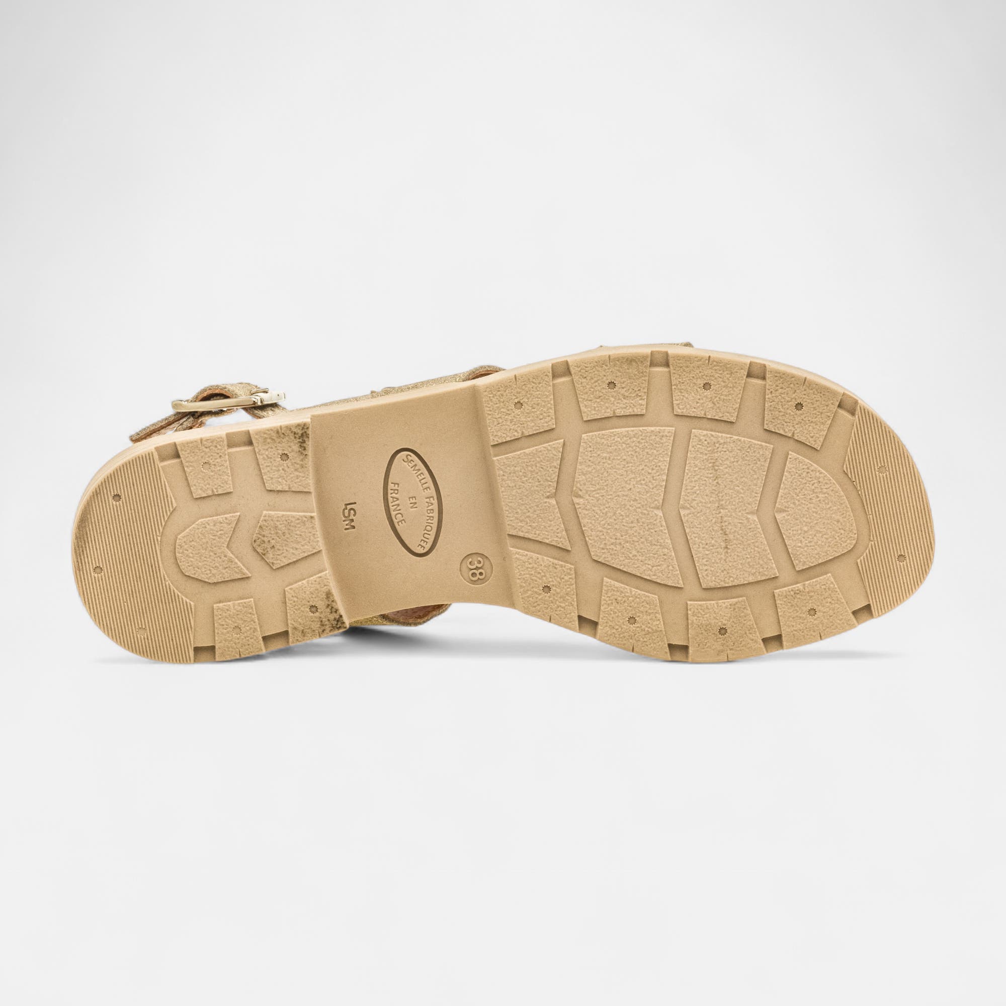 Sandales Femme en cuir or