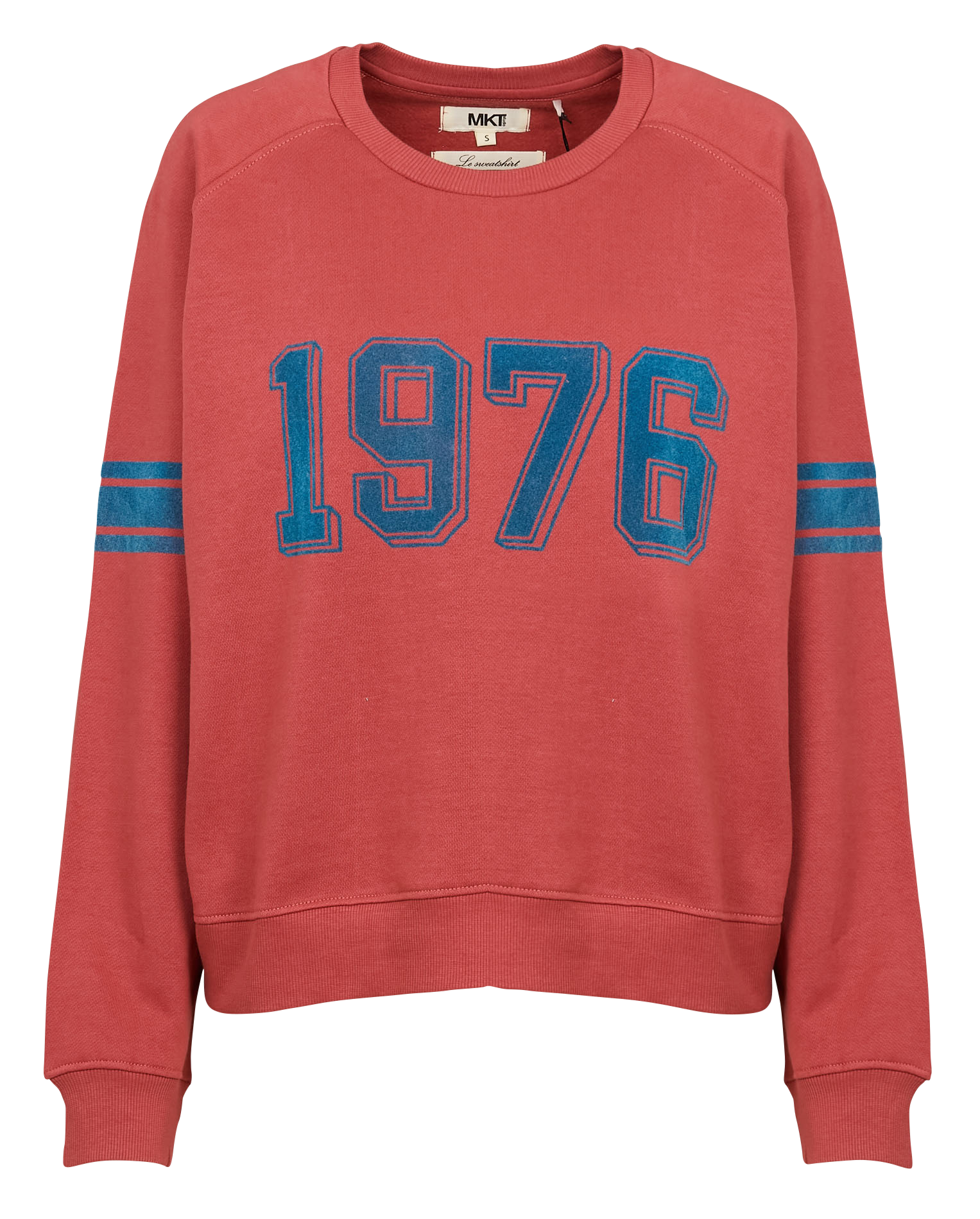 SALEM - Sweat oversize col rond en coton | Rose