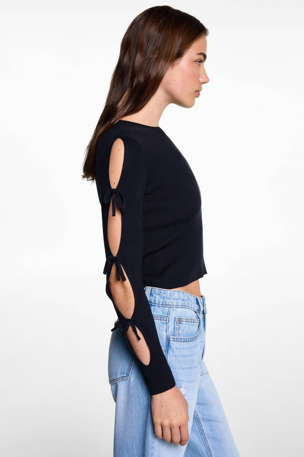 MANGO TEEN top donkerblauw