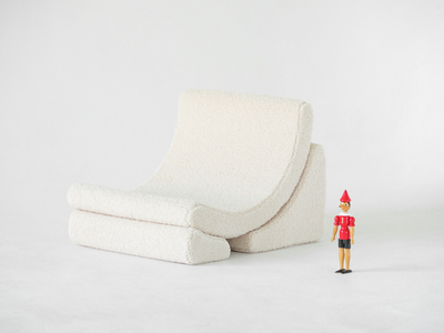 Wigiwama Måne Lenestol, Cream White