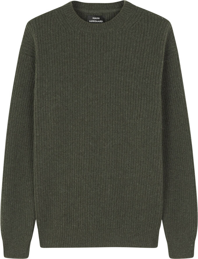 Mads Nørgaard - Copenhagen Eco Wool Vilhelm Knit Grøn