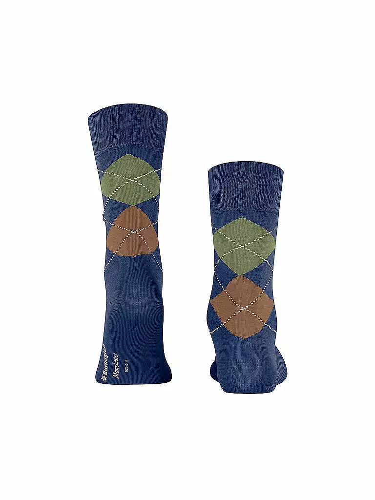 BURLINGTON Herren Socken MANCHESTER 40-46 nblue / pacific blau