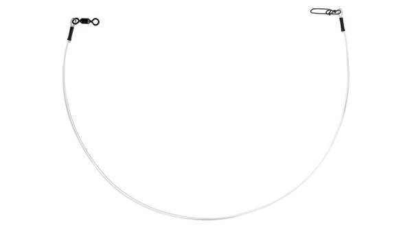 Bas de Ligne Carnassier BKK Fluorocarbon Leader HD Pike Snap 50cm (2 pièces)